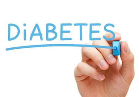 diabetes word marker