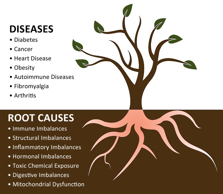 Root Causes tree diagram